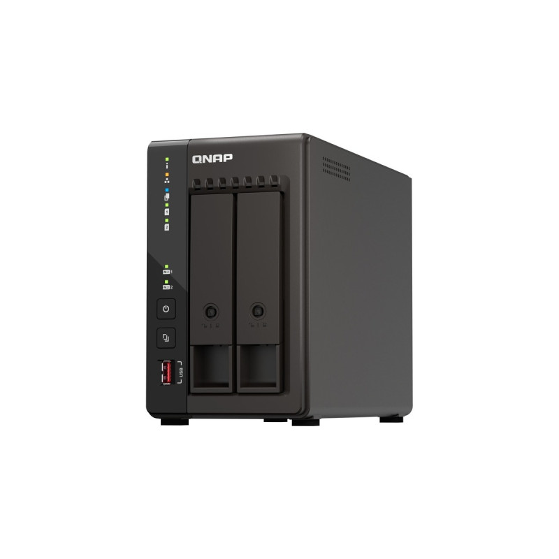 QNAP TS-253E-8G, NAS(schwarz)