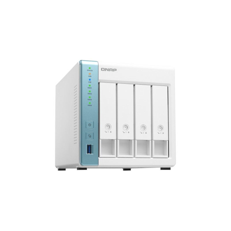 QNAP TS-431P3-4G, NAS(weiß)