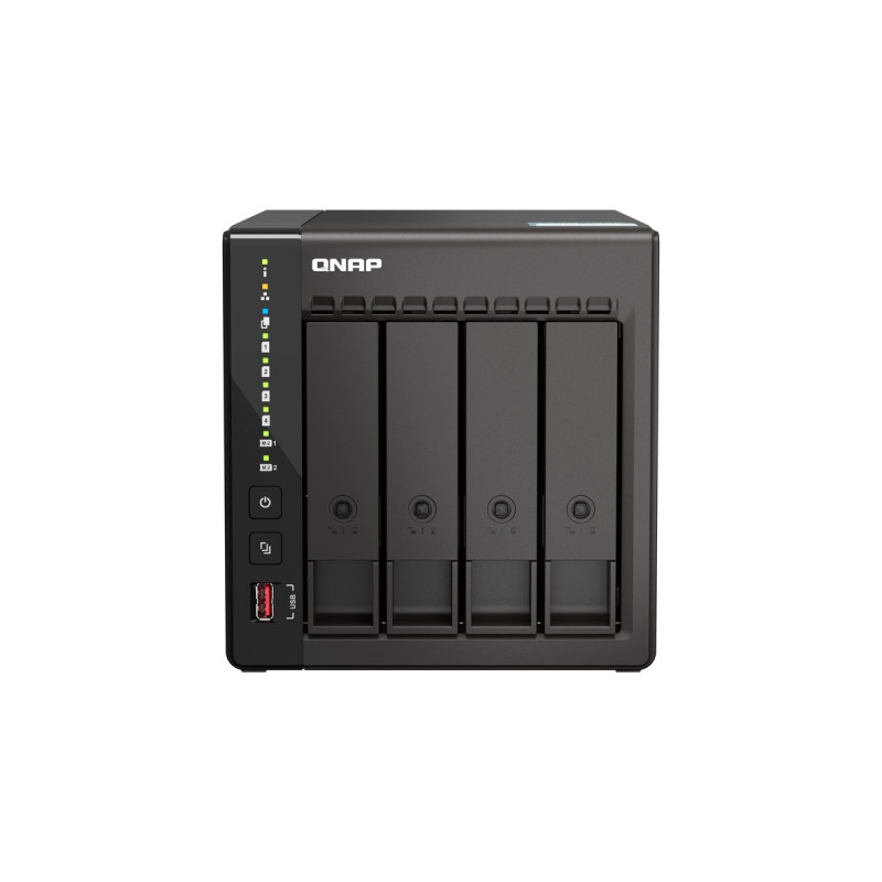 QNAP TS-453E-8G, NAS(schwarz)