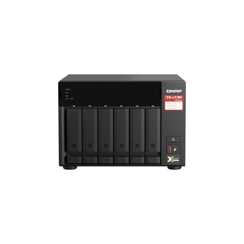 QNAP TS-673A-8G, NAS(schwarz/grau)
