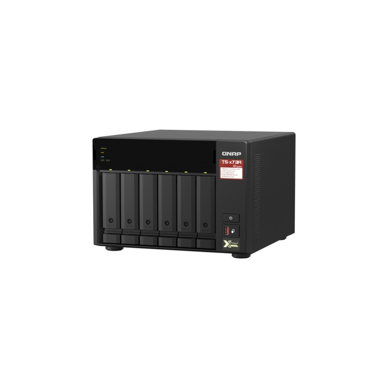 QNAP TS-673A-8G, NAS(schwarz/grau)