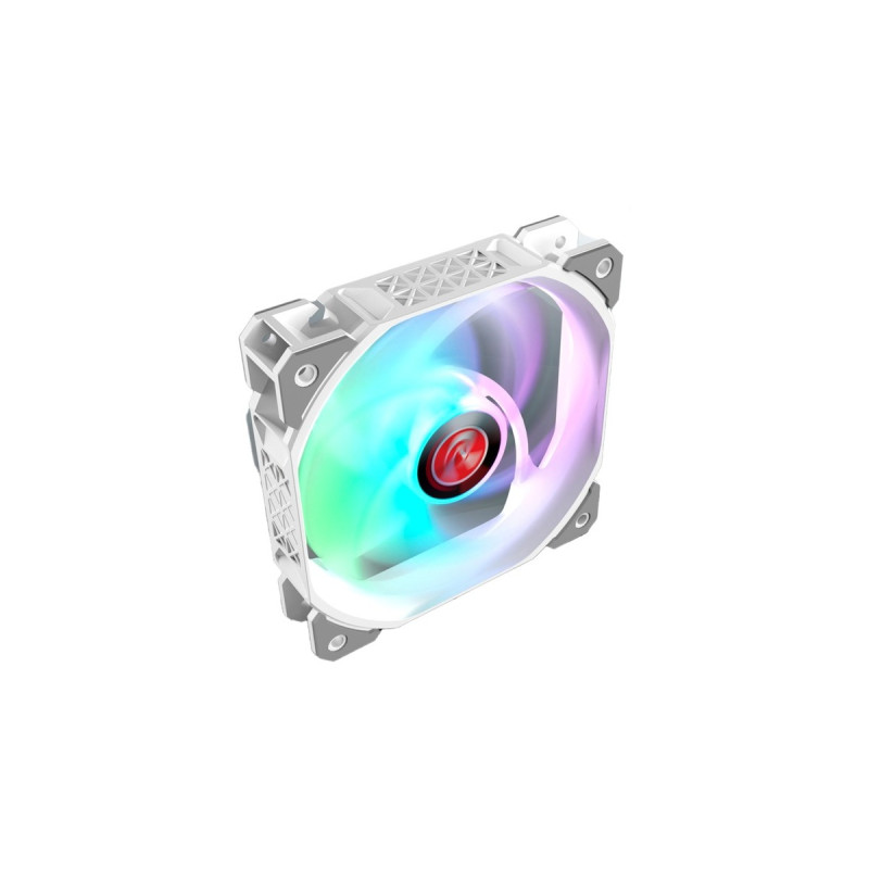 RAIJINTEK AGERAS 12 WHITE ARGB-1, Gehäuselüfter(weiß)