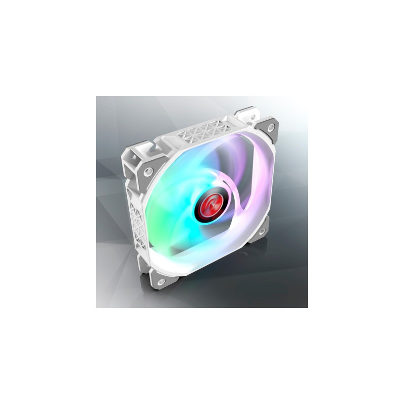 RAIJINTEK AGERAS 12 WHITE ARGB-2, Gehäuselüfter(weiß)