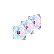 RAIJINTEK AGERAS 12 WHITE ARGB-3, Gehäuselüfter(weiß)