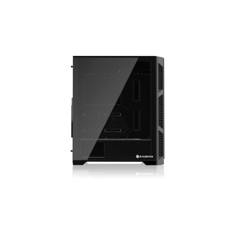 RAIJINTEK ARCADIA III, Tower-Gehäuse(schwarz, Tempered Glass)