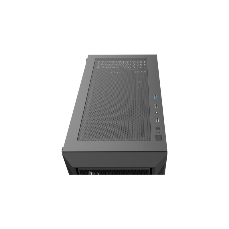 RAIJINTEK ARCADIA III, Tower-Gehäuse(schwarz, Tempered Glass)