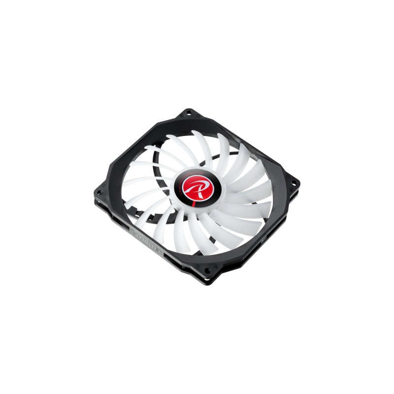 RAIJINTEK Aeolus ß- ARGB 120x130x13, Gehäuselüfter(schwarz/weiß)