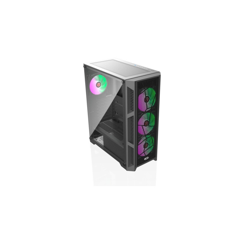 RAIJINTEK Arcadia III MS4, Tower-Gehäuse(schwarz, Tempered Glass)
