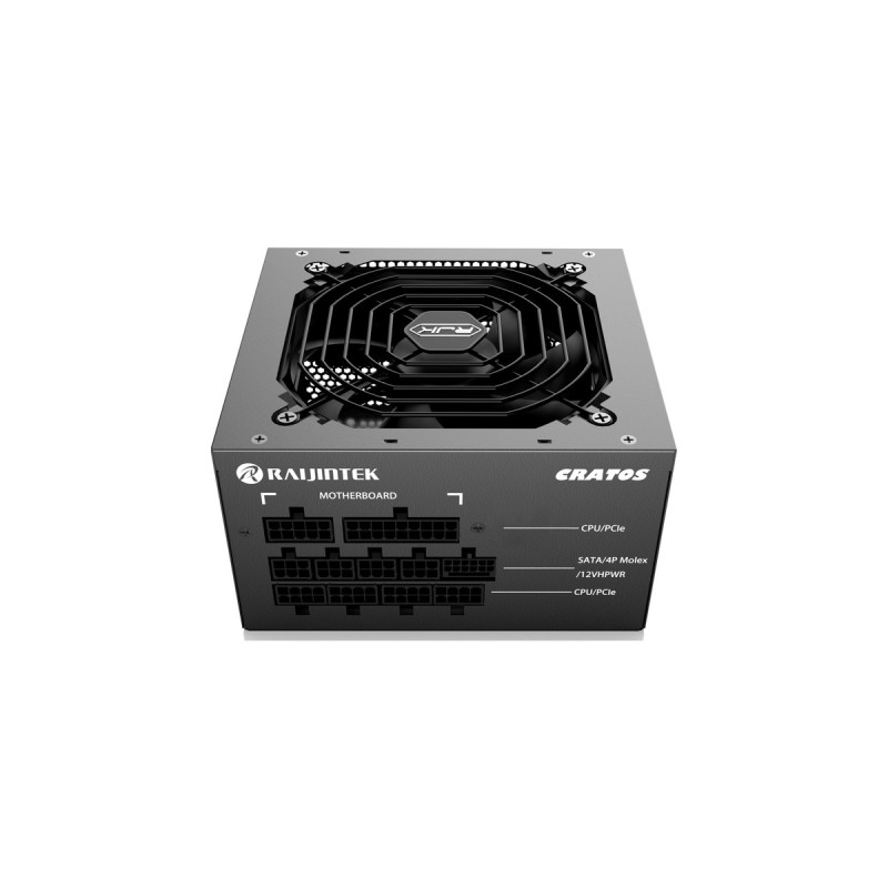 RAIJINTEK CRATOS 850 BLACK, PC-Netzteil(schwarz, Kabel-Management, 850 Watt)