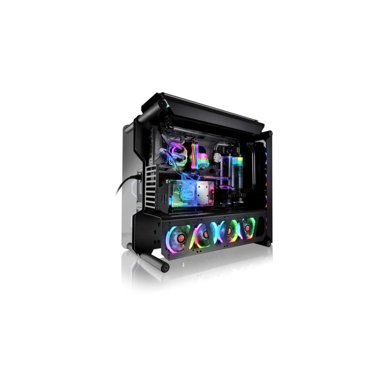 RAIJINTEK ENYO, Bench/Show-Gehäuse(schwarz, Tempered Glass)
