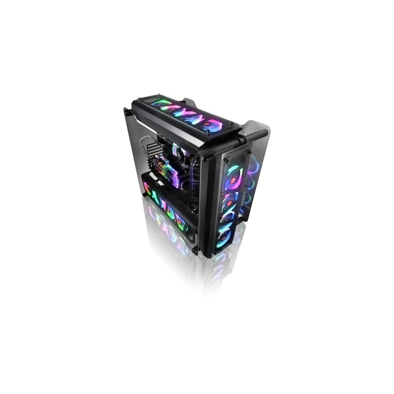 RAIJINTEK ENYO, Bench/Show-Gehäuse(schwarz, Tempered Glass)