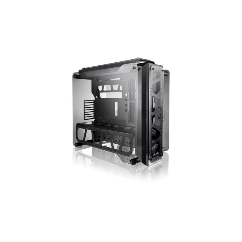 RAIJINTEK ENYO, Bench/Show-Gehäuse(schwarz, Tempered Glass)