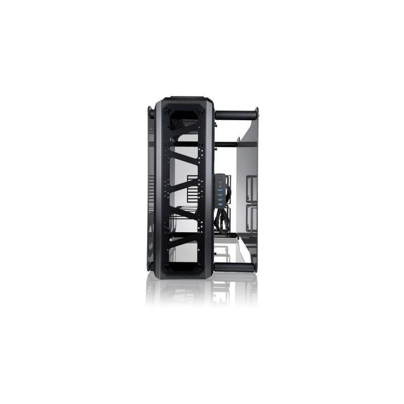 RAIJINTEK ENYO, Bench/Show-Gehäuse(schwarz, Tempered Glass, Outlet)