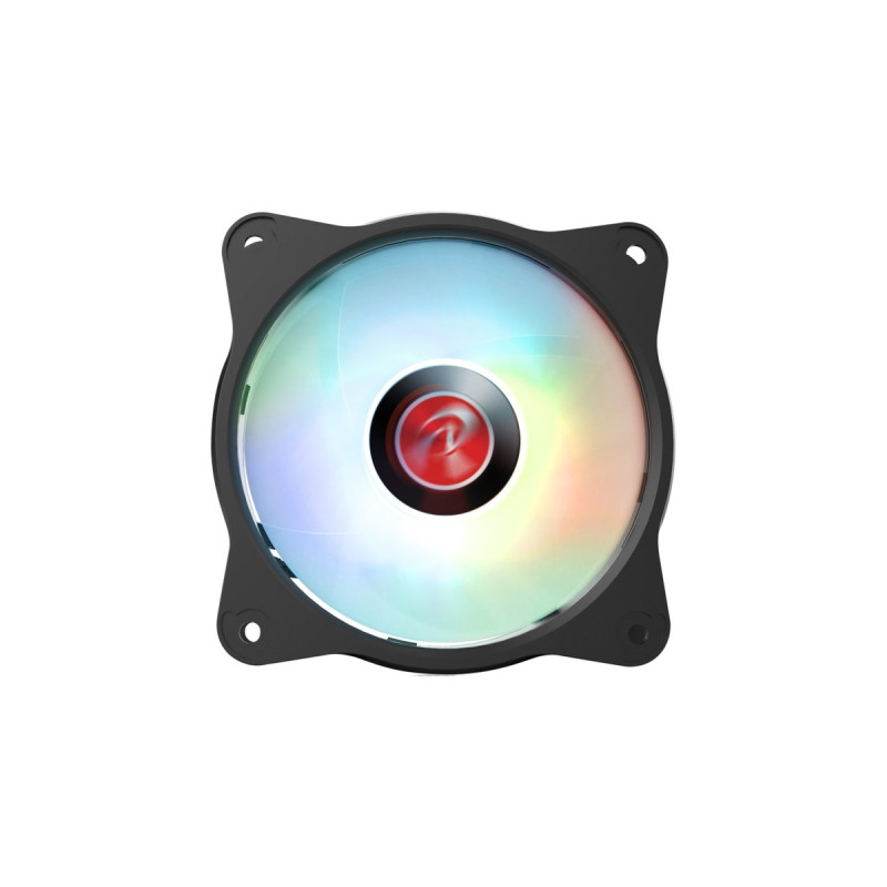 RAIJINTEK EOS 9 RBW ADD-1 100x100x25, Gehäuselüfter(schwarz/transparent, 1 Stück, ohne Controller)