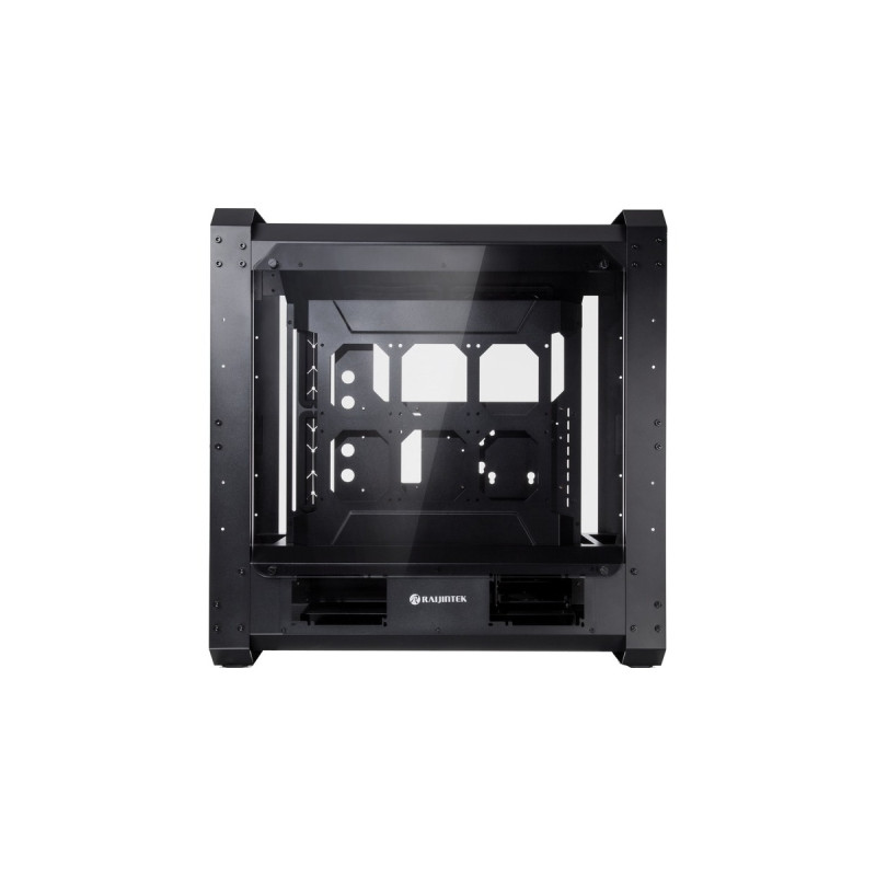 RAIJINTEK ERIS EVO, Bench/Show-Gehäuse(schwarz, Tempered Glass)