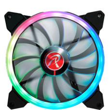 RAIJINTEK IRIS 14 RBW ADD-3, Gehäuselüfter(schwarz, 3 Lüfter, mit Controller und Fernbedienung)