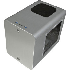 RAIJINTEK METIS PLUS, Tower-Gehäuse(silber, Seitenteil aus Acryl)