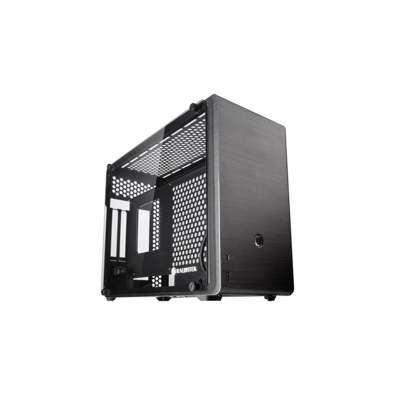 RAIJINTEK OPHION EVO, Tower-Gehäuse(schwarz, Tempered Glass)