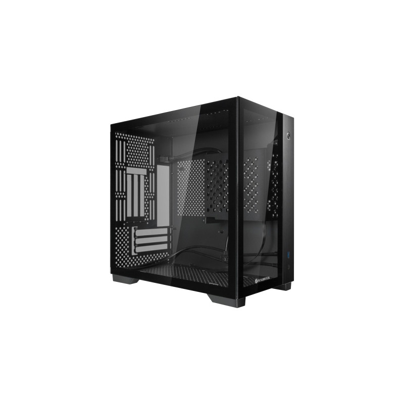 RAIJINTEK PAEAN MINI, Tower-Gehäuse(schwarz, Tempered Glass)