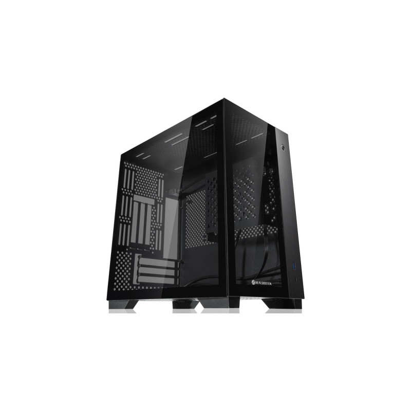 RAIJINTEK PAEAN MINI, Tower-Gehäuse(schwarz, Tempered Glass)