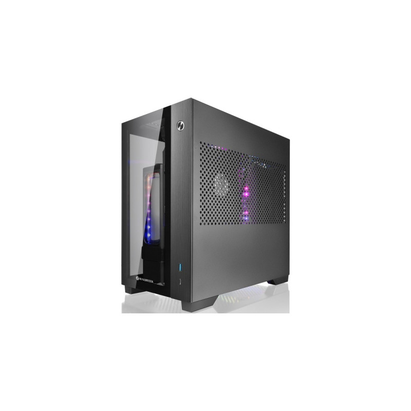 RAIJINTEK PAEAN MINI, Tower-Gehäuse(schwarz, Tempered Glass)
