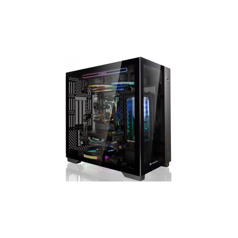 RAIJINTEK PAEAN MINI, Tower-Gehäuse(schwarz, Tempered Glass)