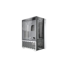 RAIJINTEK PAEAN PREMIUM, Tower-Gehäuse(weiß, Seitenteil aus Tempered Glass)