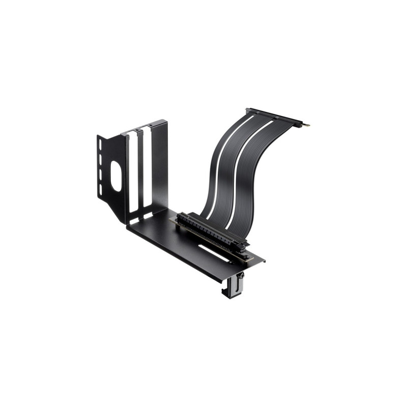 RAIJINTEK PAXX G4 Cable, Gen 4.0 Riser Kabel, Verlängerungskabel(schwarz, 20cm)