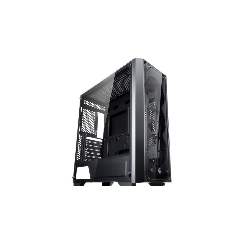 RAIJINTEK PONOS TG4, Tower-Gehäuse(schwarz, Tempered Glass Version)