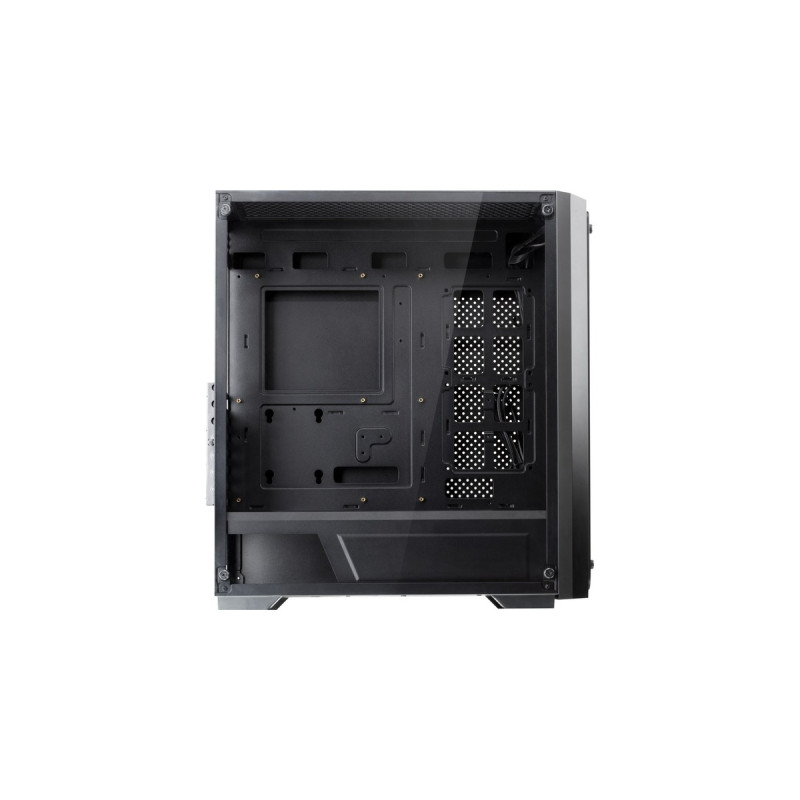 RAIJINTEK PONOS TG4, Tower-Gehäuse(schwarz, Tempered Glass Version)