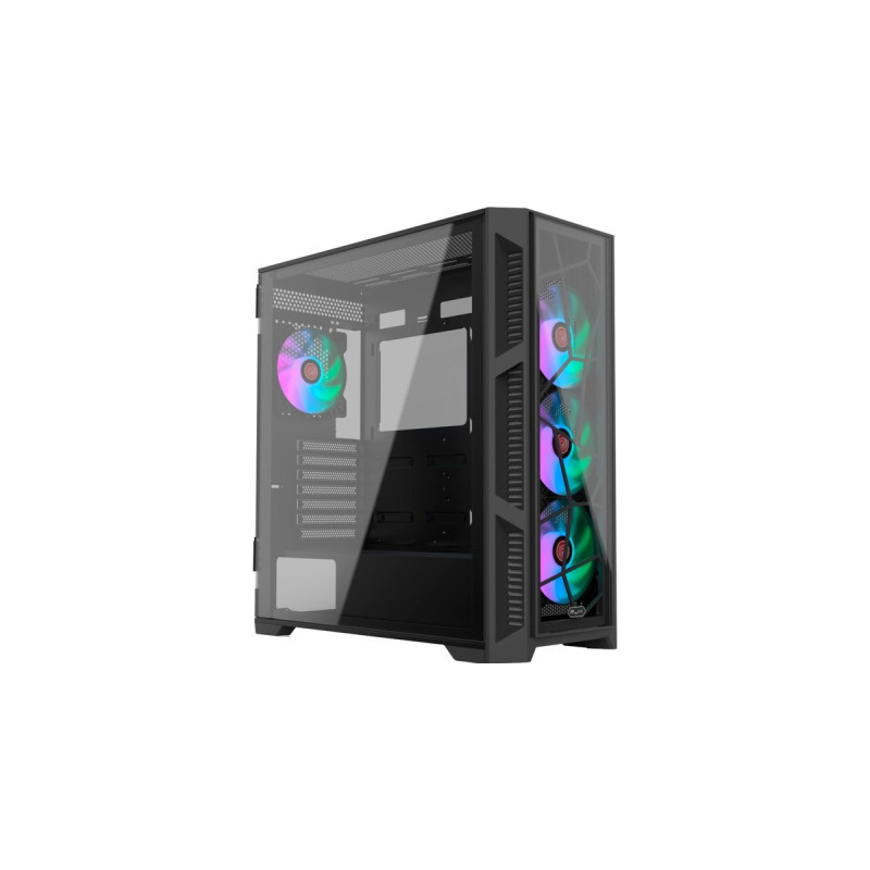 RAIJINTEK PONOS ULTRA TG4, Tower-Gehäuse(schwarz, Front und Seitenteil aus Tempered Glass)
