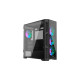 RAIJINTEK PONOS ULTRA TG4, Tower-Gehäuse(schwarz, Front und Seitenteil aus Tempered Glass)