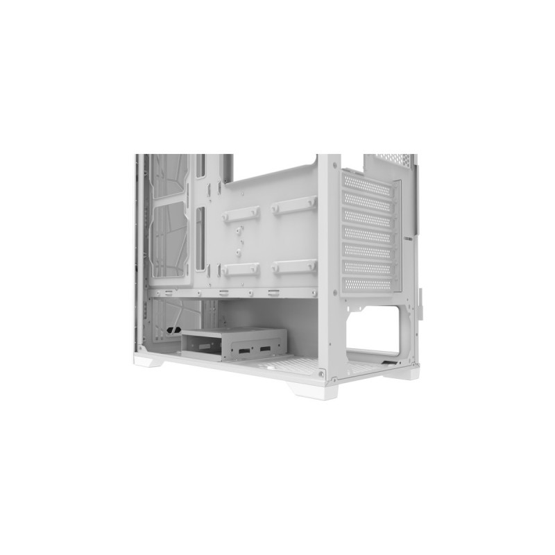 RAIJINTEK PONOS ULTRA WHITE MS4, Tower-Gehäuse(weiß, Seitenteil aus Tempered Glass)
