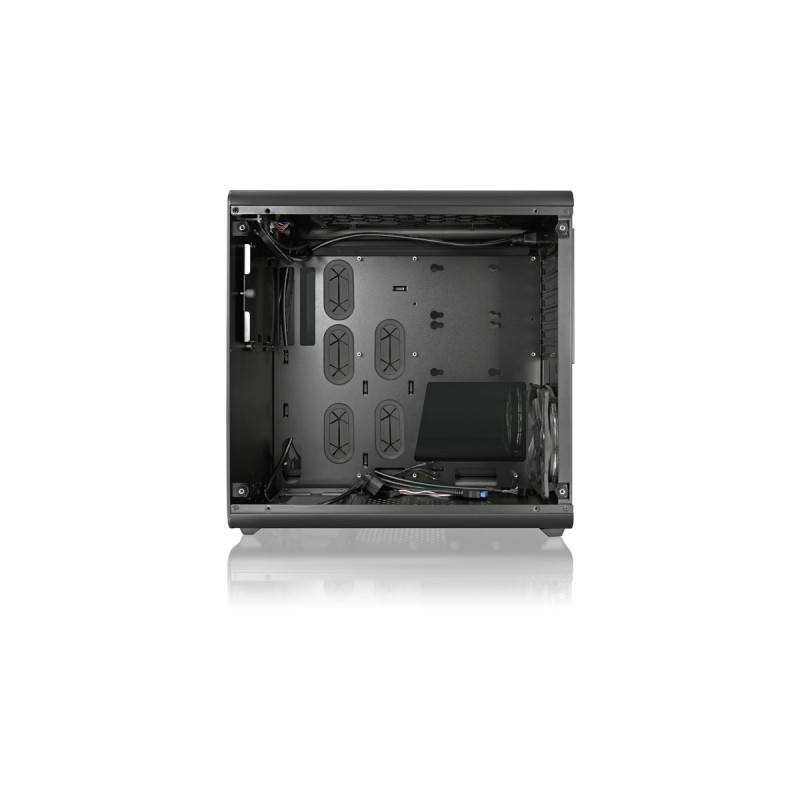 RAIJINTEK THETIS BLACK WINDOW, Tower-Gehäuse(schwarz, Tempered Glass)