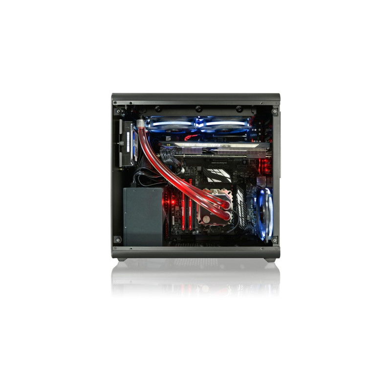 RAIJINTEK THETIS BLACK WINDOW, Tower-Gehäuse(schwarz, Tempered Glass)
