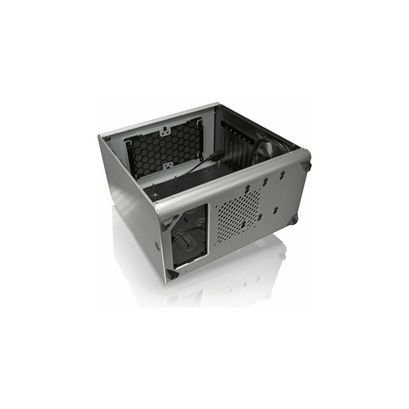 RAIJINTEK THETIS SILVER WINDOW, Tower-Gehäuse(silber, Tempered Glass)