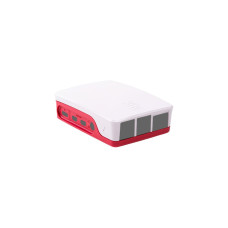 Raspberry Pi Foundation Gehäuse für Raspberry Pi 4 B(weiß/rot, für Raspberry Pi 4 B)