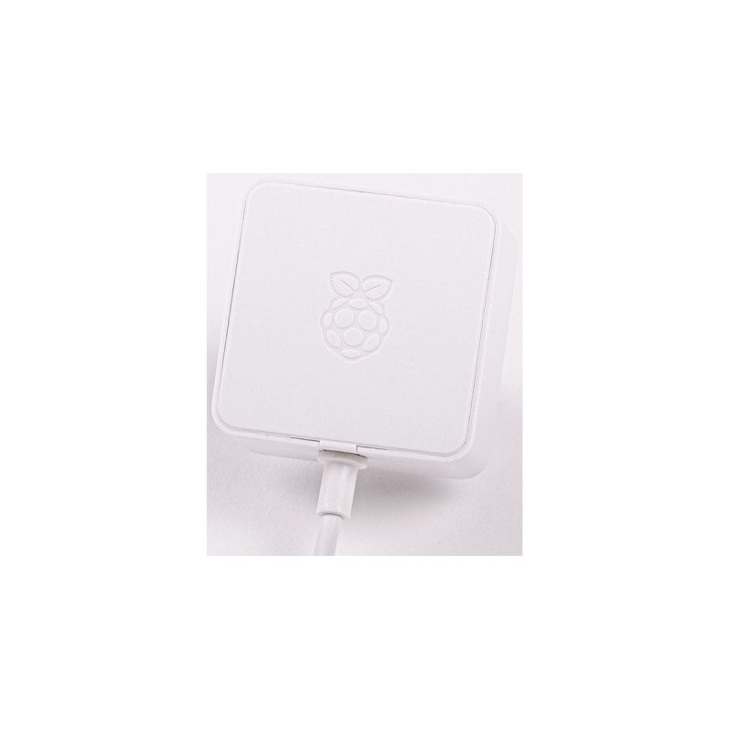 Raspberry Pi Foundation Offizielle White Raspberry Pi 5.1A/3A PSU, Netzteil(weiß, Bulk)
