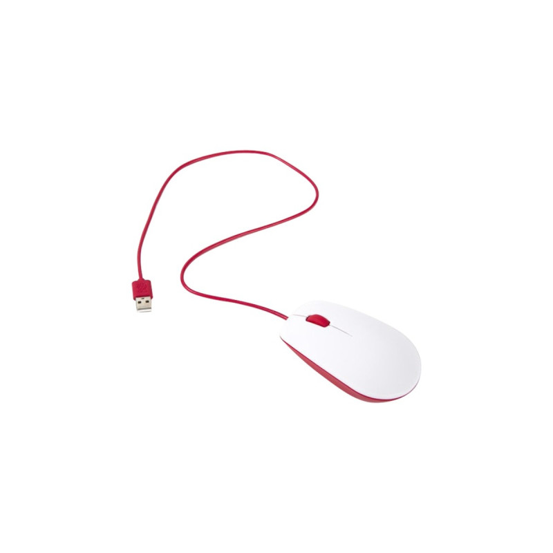 Raspberry Pi Foundation offizielle Raspberry Pi Maus(weiß/rot)