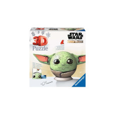 Ravensburger 3D Puzzel-Ball Mandalorian Grogu mit Ohren, Puzzle(Teile 72)