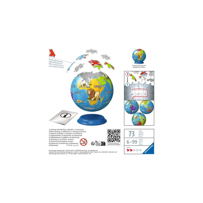 Ravensburger 3D Puzzle-Ball Kindererde