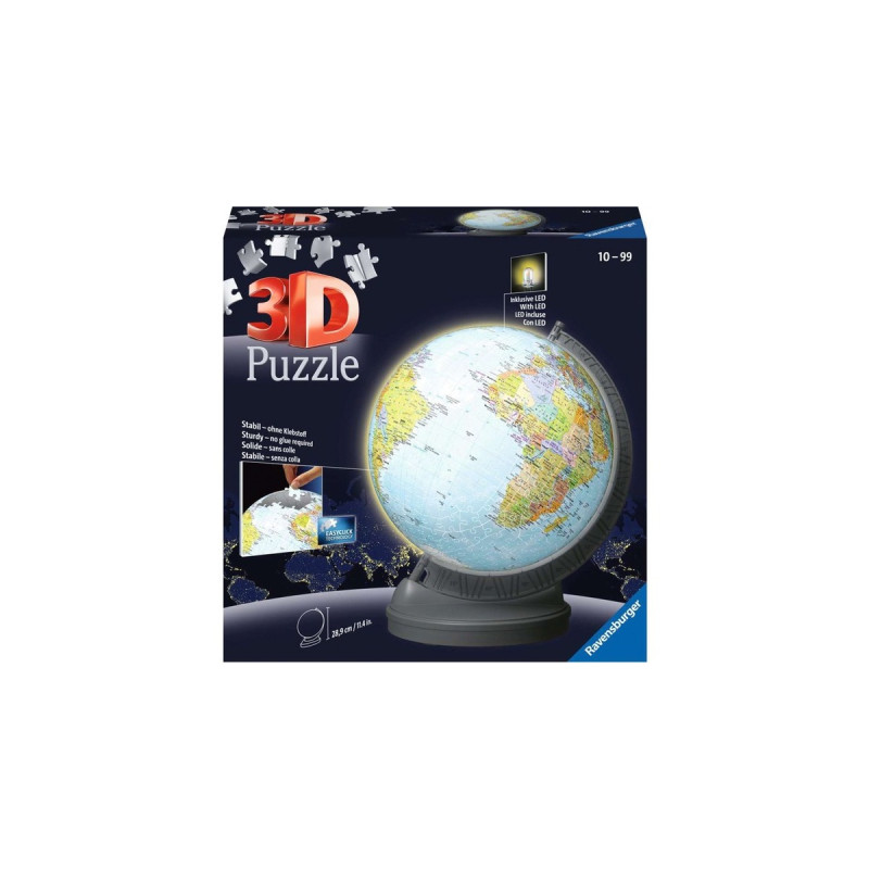 Ravensburger 3D Puzzle Globus mit Licht