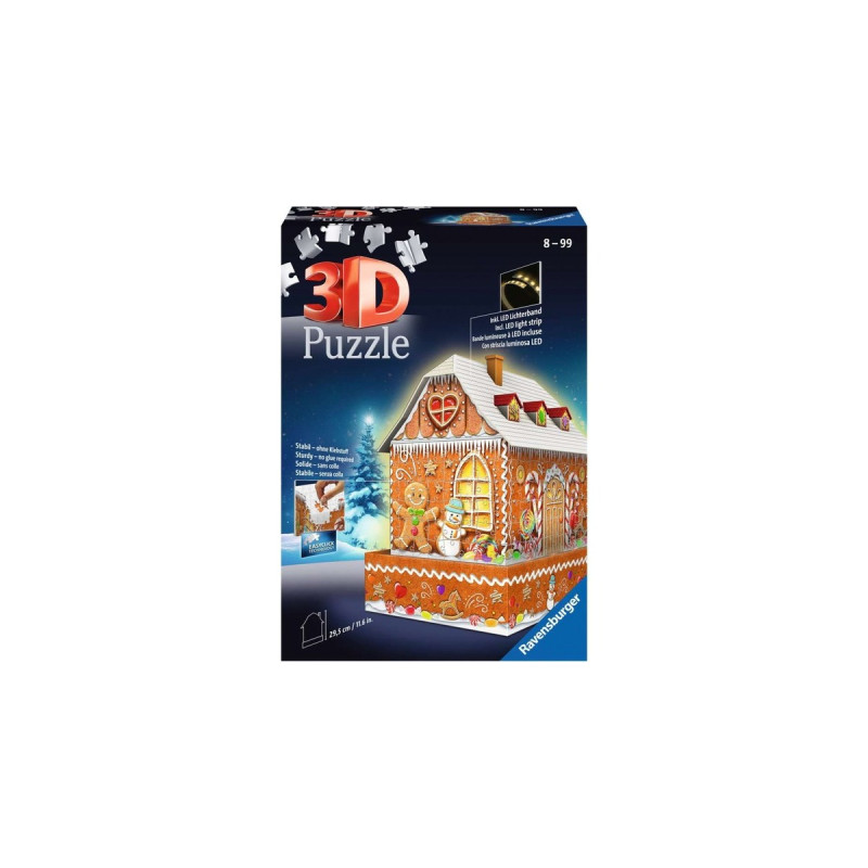 Ravensburger 3D Puzzle Lebkuchenhaus bei Nacht
