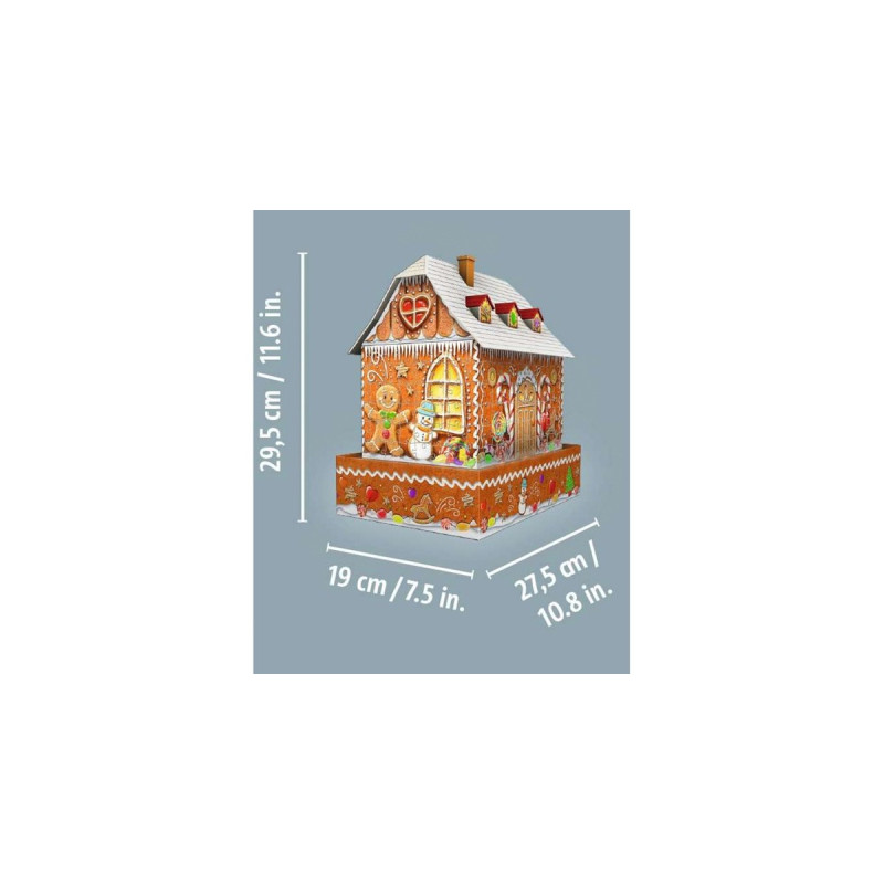 Ravensburger 3D Puzzle Lebkuchenhaus bei Nacht