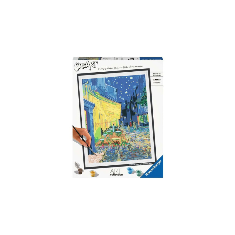 Ravensburger CreArt ART Collection - Café Terrace at Night (Van Gogh), Malen
