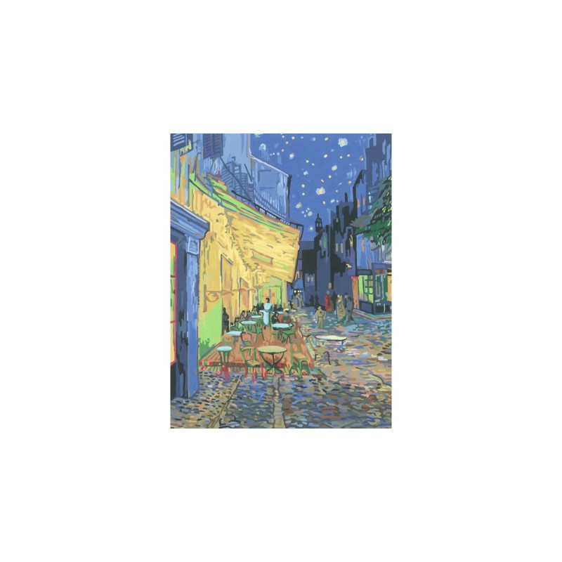 Ravensburger CreArt ART Collection - Café Terrace at Night (Van Gogh), Malen
