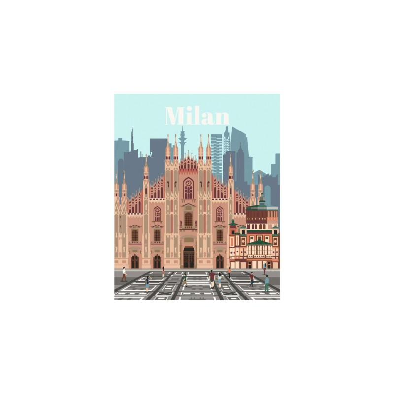 Ravensburger CreArt - Colorful Milan, Malen