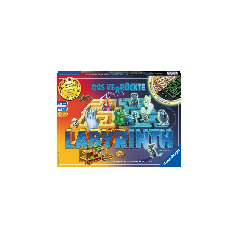 Ravensburger Das verrückte Labyrinth: 30 Jahre Jubiläumsedition, Brettspiel
