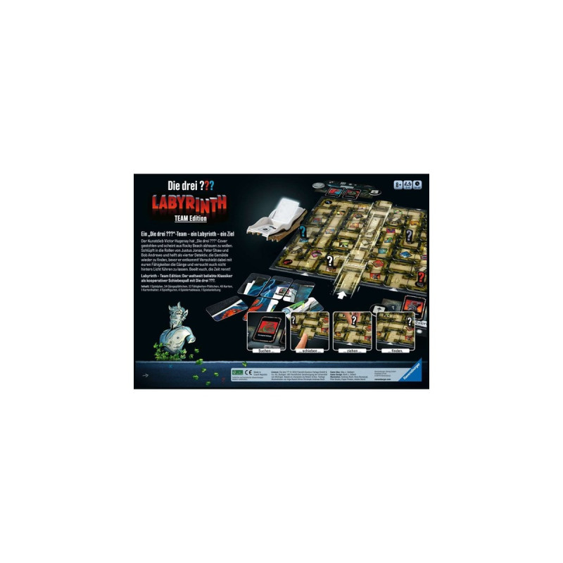 Ravensburger Die drei ??? Labyrinth - Team Edition, Brettspiel