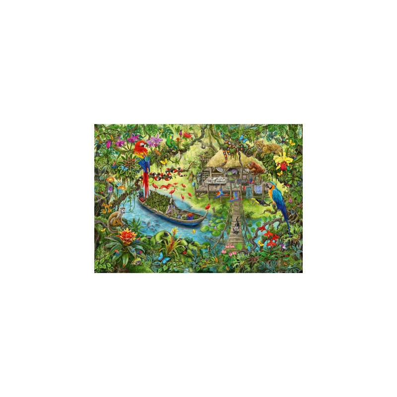 Ravensburger EXIT Puzzle Kids - Die Dschungelexpediton